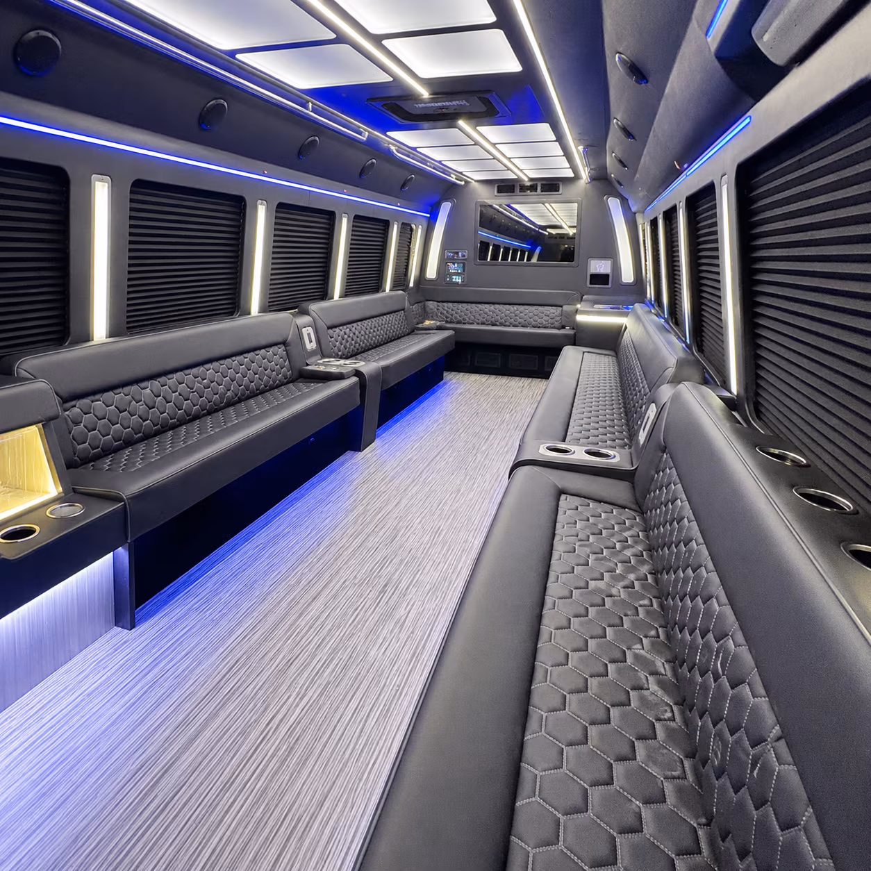 plano holiday party bus rental