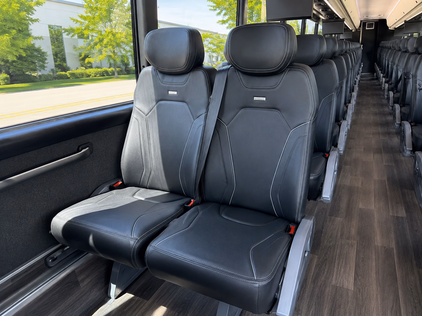 plano private event transportation onboard seating
