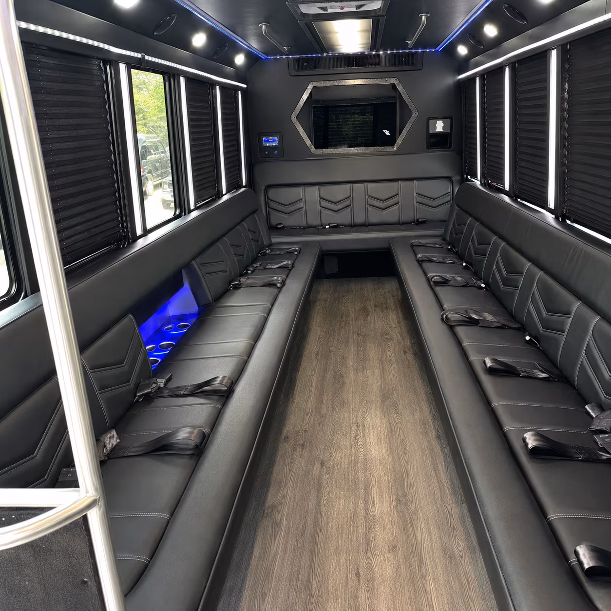 plano sporting event party bus rental