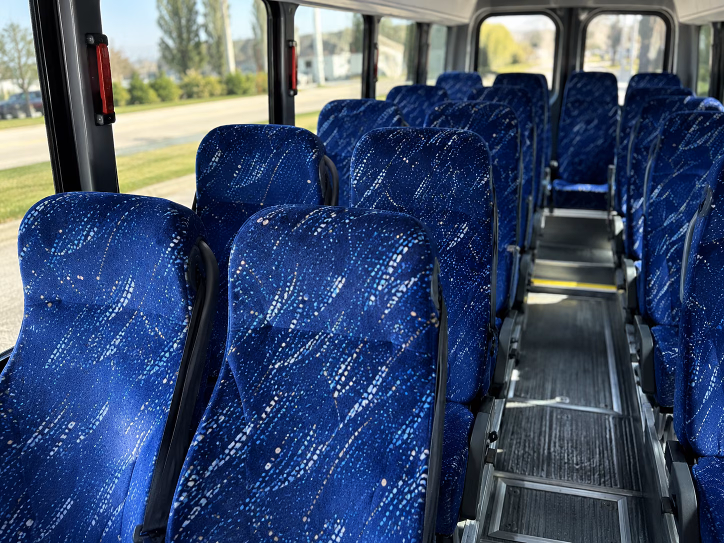 plano wine tour brewery transportation onboard seating